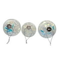 thumbnail image 3 of Kurt Adler 90MM Glass Iridescent Snowflake Ball, Finial, and Onion 3-Piece Ornament Set, 3 of 5