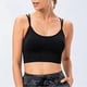 thumbnail image 3 of Women Ladies Solid Color Sports Bra Underwear Casual Seamless Fitness Full Cup Non-wired Bras Crop Tops, 3 of 4