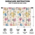 thumbnail image 2 of Blackout Kids Curtains,Pioneer Flower Floral Print Pattern Childrens Insulated Curtains Set Of 2,Bedroom Essentials,Toddler Room Decor 42"x54", 2 of 5