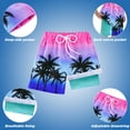 thumbnail image 6 of SILVERCELL 2 in 1 Big Boys Swim Trunks With Liner, Teens Boy Drawstring Boardshorts Beach Shorts Swim Shorts Swimwear, 5-16 Years Old, 6 of 8