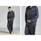 thumbnail image 3 of Pijama de satén para hombre, traje largo de ocio, ropa de dormir, camisa de manga larga y pantalón de pijama., 3 of 6