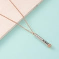 thumbnail image 6 of Be Kind Of A B Necklaces For Women, To Best Friends Sorority Sisters Inspirational  Tubes Pendant With Hidden Message Stainless Steel Band Friendship Gift Jewelry, 6 of 12