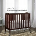 thumbnail image 3 of Dream On Me Birch 3-in-1 Folding Portable Mini Crib, Espresso, 3 of 7