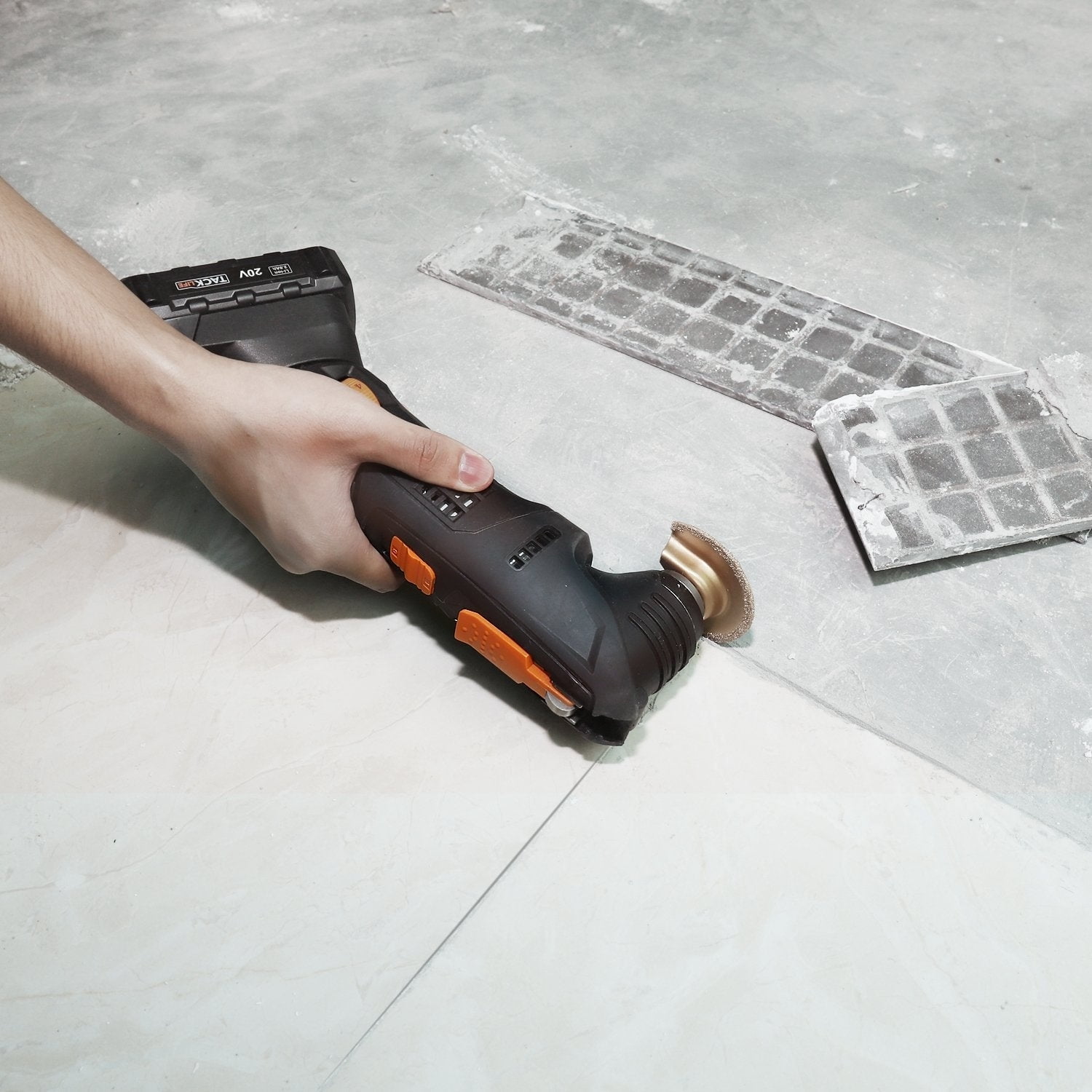 TACKLIFE Oscillating Tool 20V Cordless Multifunctional Tool with Lithium Ion Battery Walmart
