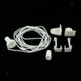 thumbnail image 3 of Roller Blind Fittings - 17mm Roller Blind Shade Clutch Bracket Side Pulley Chain Repair Fitting Kit Bead Chain Roller Blind Curtain Fitting Brackets Set for Window Treatments, 3 of 13