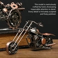 thumbnail image 3 of Vintage Iron Motorcycle Toy, Vintage Iron Motorbike Model Exquisite Craftsmanship  For Kids For Home, 3 of 8