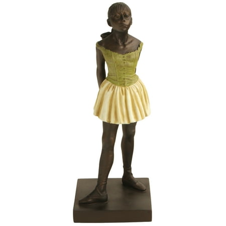 Degas Little Dancer - Little Dancer by Degas Statue, Bronze with Multicolor Detail, 12 Inches