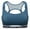 Blue, variant on Nursing Bras for Breastfeeding, FB018 Low-Impact Nursing Sports Bra Support Maternity Pregnancy Padded Wireless Bra