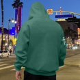 thumbnail image 3 of MHFRRA Sudadera con Capucha Temática y Bolsillo Delantero para Mayor Comodidad y Estilo Urbano Verde oscuro, 3 of 5