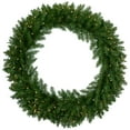 thumbnail image 2 of Northlight 36" Prelit Eastern Pine Artificial Christmas Wreath - Clear Lights, 2 of 9