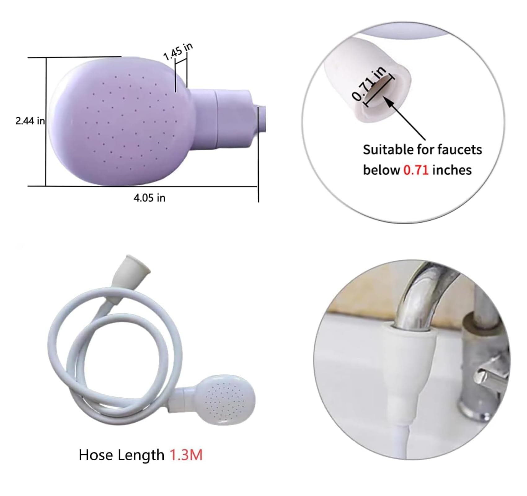 Tub Faucet Sprayer Attachment Faucet Shower Spray Attachment