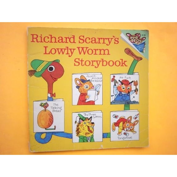 Pre-Owned Richard Scarry's Lowly Worm Storybook (Paperback) 0394882709 9780394882703