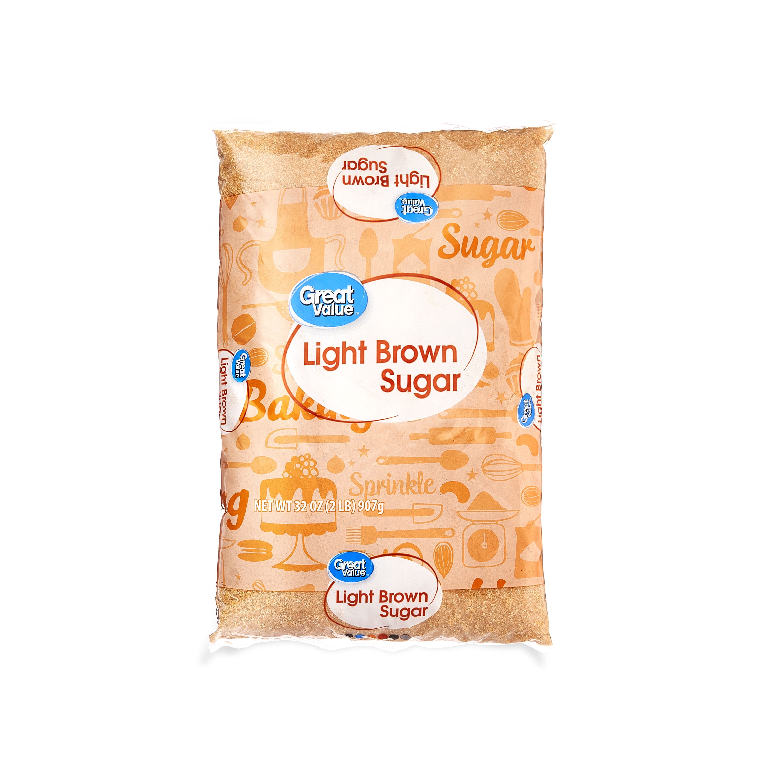 Great Value Light Brown Sugar, 32 oz