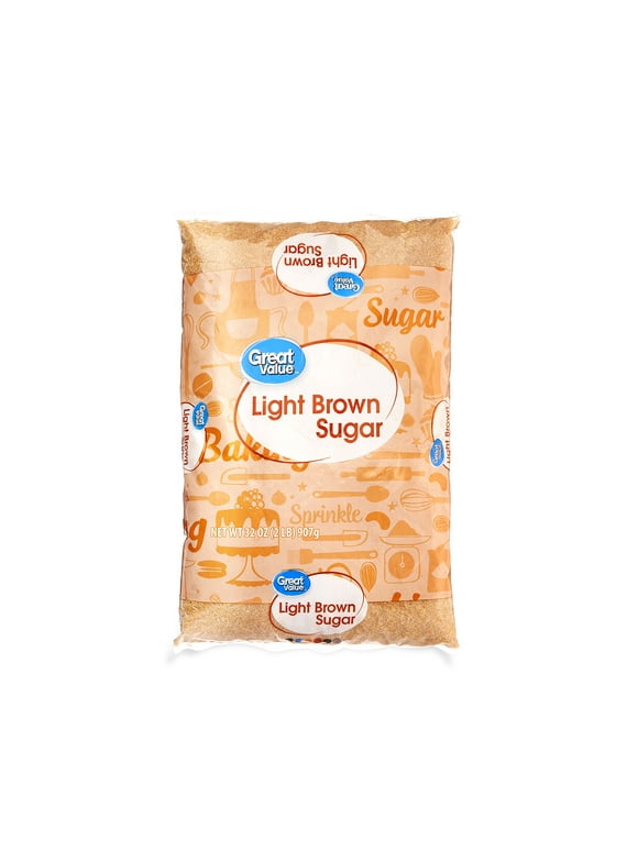 Great Value Light Brown Sugar, 32 oz