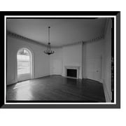 Historic Framed Print, William Scarborough House, 41 West Broad Street, Savannah, Chatham County, GA - 23, 17-7/8" x 21-7/8"