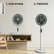 thumbnail image 5 of Ventilador De Mesa, Circulador de Aire De CC Bestherm FJD23-23FR de 9 pulgadas con Pantalla LED (2 en 1), 5 of 11