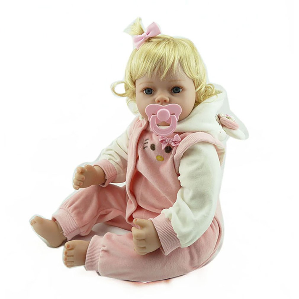 50cm Newborn Baby Doll Full Body Soft Silicone Vinyl Nontoxic Safe