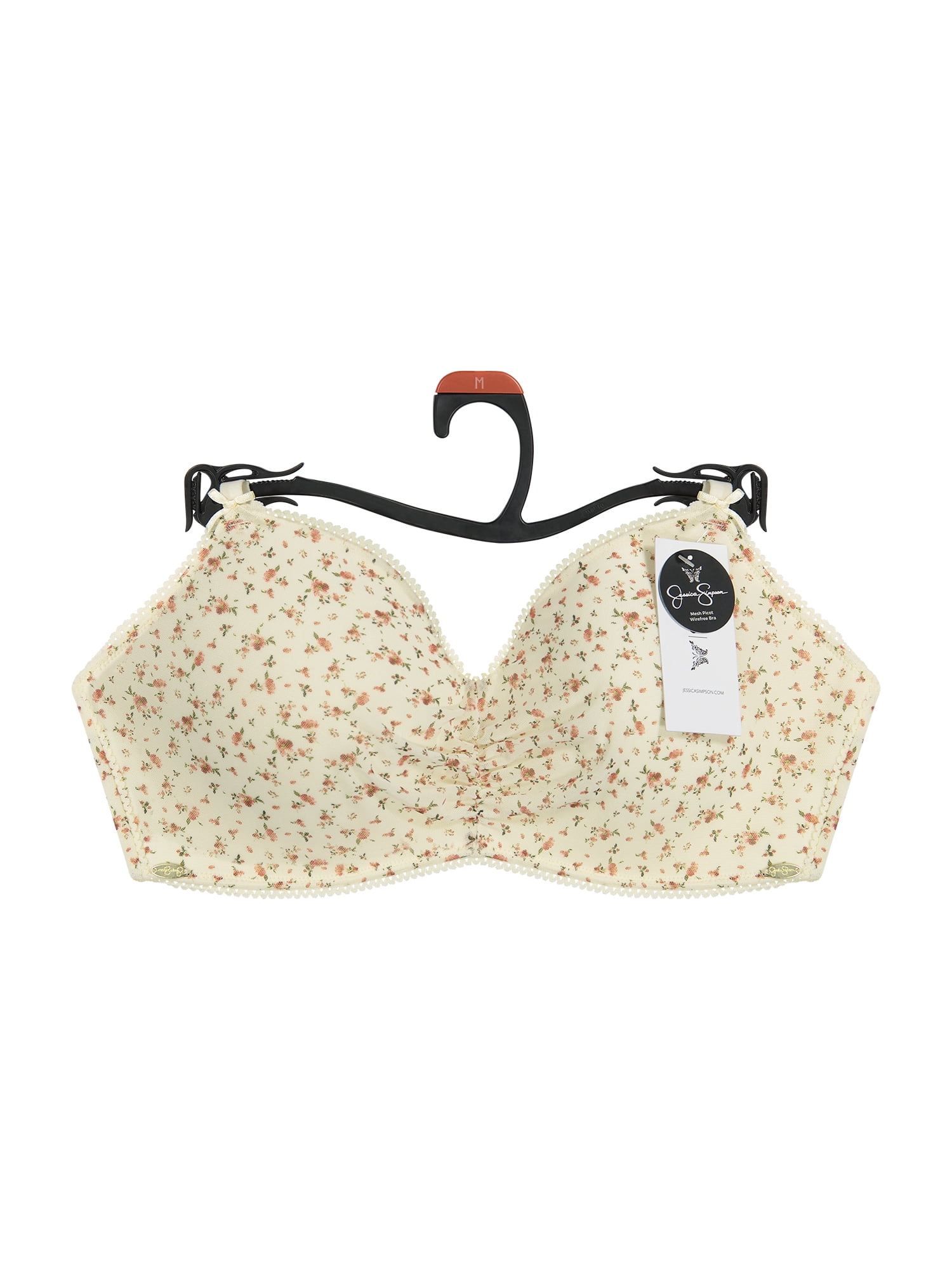 Jessica Simpson Women's Mesh Wirefree Bra, Size S-XXXL
