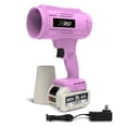 thumbnail image 2 of Restored Sun Joe GO-SRMJET-5A-RED | 20V Cordless X20 StormJet Handheld Turbo Blower | 40 CFM | 5.0Ah Battery + Charger (Pink) (Refurbished), 2 of 9