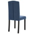 thumbnail image 3 of vidaXL Chaises de Salle à Manger 4 Pcs Tissu Bleu, 3 of 5