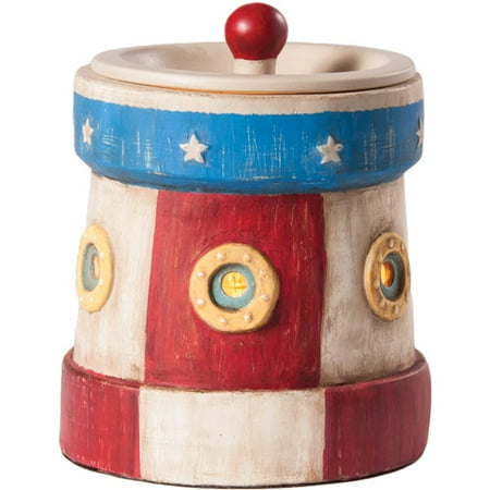 Coastal By the Sea Electric Wax Warmer - Cleaner and Better Than Scented Single Wick Candles - Can Be Used Aynwhere Even