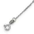 thumbnail image 4 of Primal Silver Sterling Silver Rhodium 8-9mm White Rice Freshwater Cultured Pearl Cubic Zirconia Necklace, 4 of 6