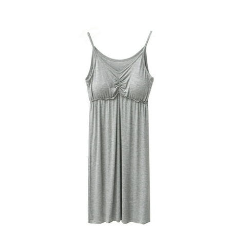 Tumotour Long Nightgowns For Women Dress Pajamas Loungewear Sleeveless Nightgown Sleepwear Chemise Lingerie Dress Tank Sleepwear Nightshirt