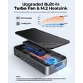 thumbnail image 3 of Estación de acoplamiento USB-C ORICO 10 en 1 con carcasa SSD M.2, 3 of 8