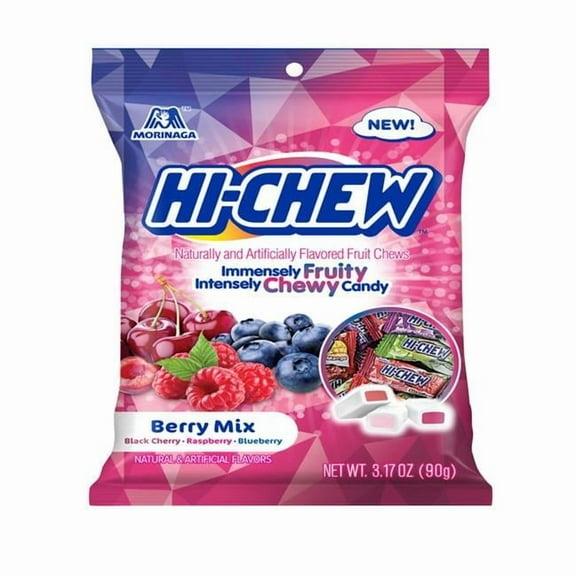 3.17 oz Morinaga Berrys Mix Chewy Candy, Pack of 6