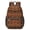 Geometric Diamond Brown Pattern, variant on Geometric Diamond Pink Pattern 17" Waterproof Oxford School Backpacks for Teens, S-Shape Padded Straps, for School, Travel, Hiking, Camping
