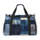 thumbnail image 1 of Easygdp Indigo Patchwork Quilt Bolsa de Gimnasio, Bolsa de Viaje Duffel, Bolsa de Fin de Semana con Compartimentos, Bolsa de Mano para Noche, 1 of 7