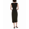 thumbnail image 2 of Badgley Mischka womens  Pleated Cocktail Gown, 6, Black, 2 of 3