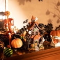 thumbnail image 6 of Valery Madelyn 9" Pre-Lit Musical Happy Haunted House, Halloween Village Tabletop Decoration, 6 of 7