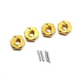 thumbnail image 1 of Compatible With Wltoys 144001 1/14 Rc Car Spare Parts Metal Combiner,yellow, 1 of 4