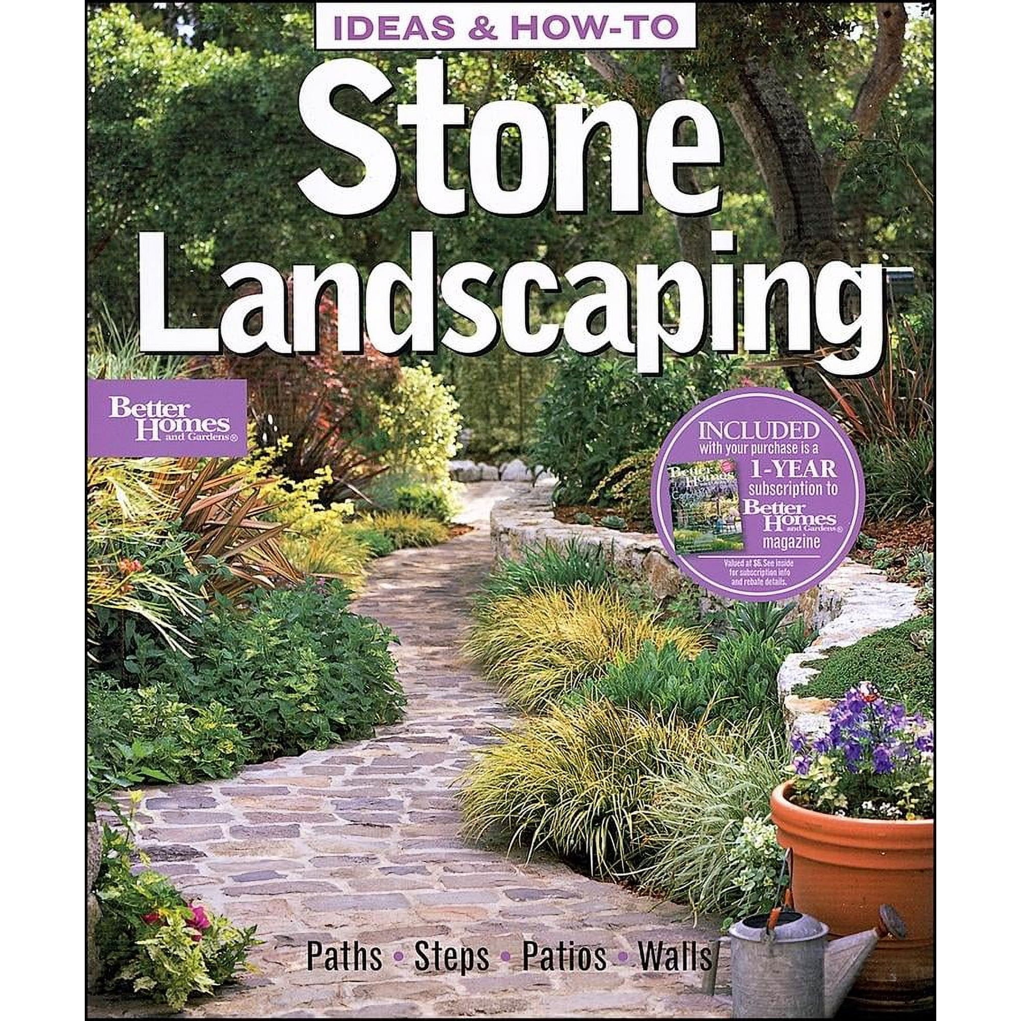 Better Homes and Gardens Home: Ideas & How-To: Stone Landscaping (Better Homes and Gardens) (Paperback)