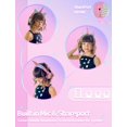 thumbnail image 4 of Auriculares Charlxee Kids Unicorns con micrófono jack de 3,5 mm, color rosa intenso, 4 of 7