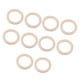 thumbnail image 1 of 10 Uds Anillos de madera de 70mm/275 "Anillos de madera natural círculos de madera lisos y suaves sin terminar para manualidades DIY para la dentición del bebé ANGGREK Otros, 1 of 8