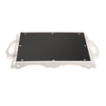 thumbnail image 4 of Tocador con espejo, bandeja decorativa con asas, contenedor con espejo vintage blanco, 4 of 6