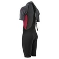 thumbnail image 3 of Body Glove Pro3 Spring Wetsuit 2/1mm for Men, Back Zip, Medium, Red, 3 of 5
