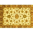 thumbnail image 1 of Ahgly Company Machine Washable Indoor Rectangle Abstract Yellow Modern Area Rugs, 6' x 9', 1 of 4