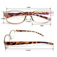 thumbnail image 2 of Bendz Spring Hinge Flexible Reading Glasses, Mens & Womens Readers, Tan/Tortoise, 2 of 8