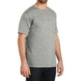 thumbnail image 4 of Men's Perfect Weight Crew Tee Heathered Steel 4X-Large, 4 of 4