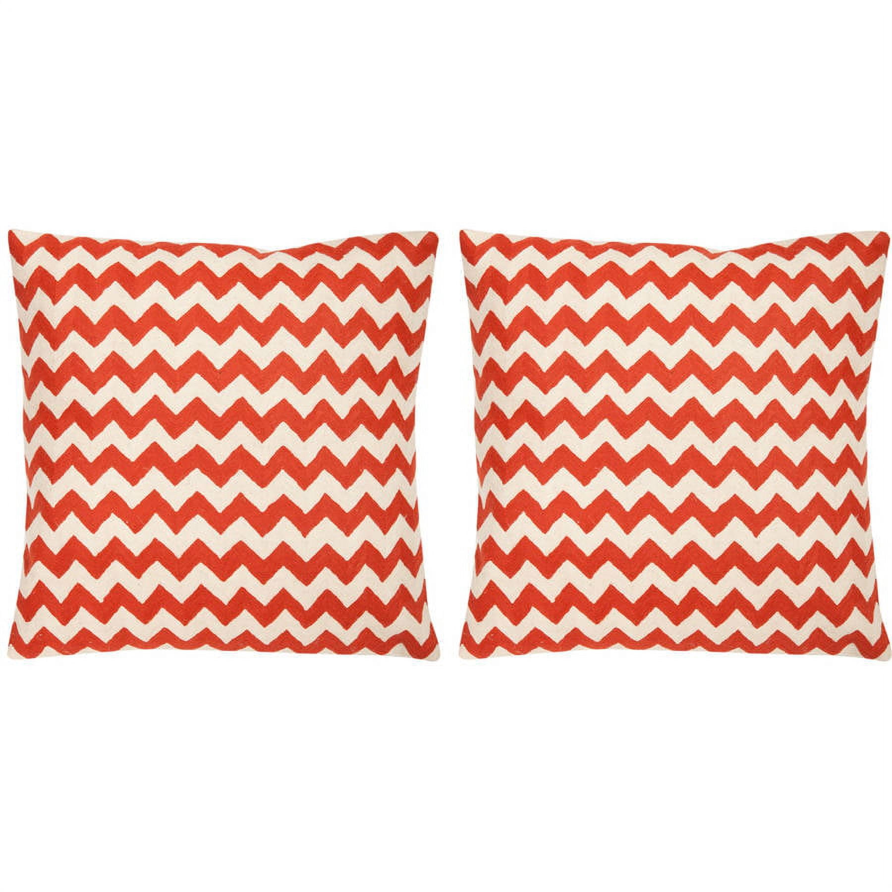 Safavieh Striped Tealea Pillow, Set of 2