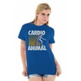 thumbnail image 4 of Cardio Workout Bigfoot Sasquatch Men's Graphic T Shirt Tees Brisco Brands L, 4 of 6