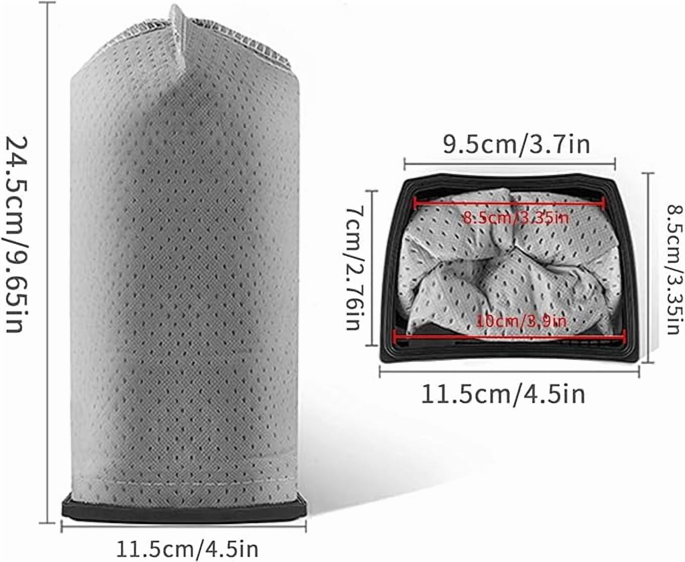 Replacement 8pcs Vacuum Filter Bags Cloth Bags Liner Compatible with Hoover Porta Power Swingette S1015 S1029 CH30000 Commercial Canister Vacuum Cleaner, Replace Part 43662023