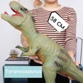 thumbnail image 2 of Juguete de dinosaurio de gran tamaño de 68 cm, Jurassic Park, Tyrannosaurus Rex, marionetas suaves, tiburón Velociraptor, dinosaurios, modelo Worlds, juguetes para niños, 2 of 5