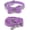 Light Purple, variant on Mumup Dazzling Rhinestone Dog Collar with Soft Fabric and Crystal Bow Tie - Elegant and Glamorous Puppy Collars for Small Dogs with Leash