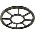 thumbnail image 2 of 18"OD x 6 1/2"ID x 1/2"P Grace Architectural Grade PVC Pierced Ceiling Medallion, Antiqued Warm Silver, 2 of 10