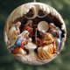 thumbnail image 2 of Decoraciones Navideñas Decoraciones para Belén, Colgantes para Belén, Colgantes Navideños Planos con Efecto 3D, 2 of 5