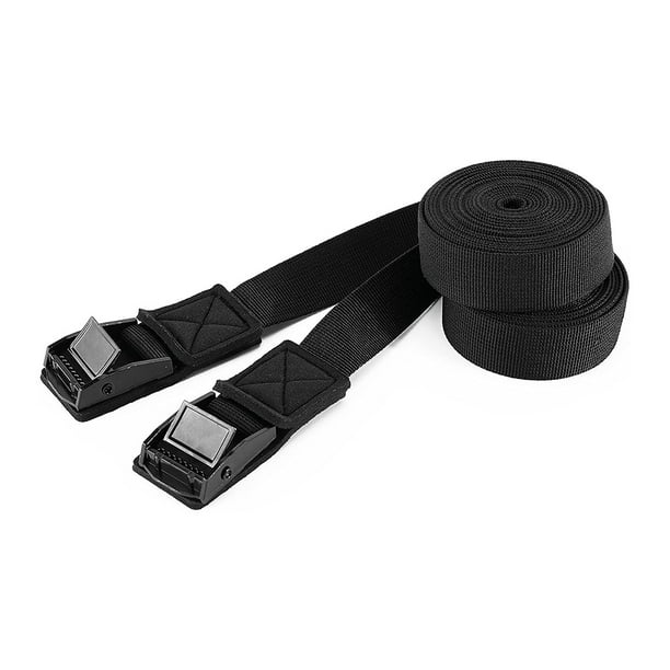 VONKY 1 Pair Roof Nylon Lashing Straps Bicycles Fast Release Luggage Canoe Kayak Surfing Board Fastening Bands Accessories 450cm Frosted Bag